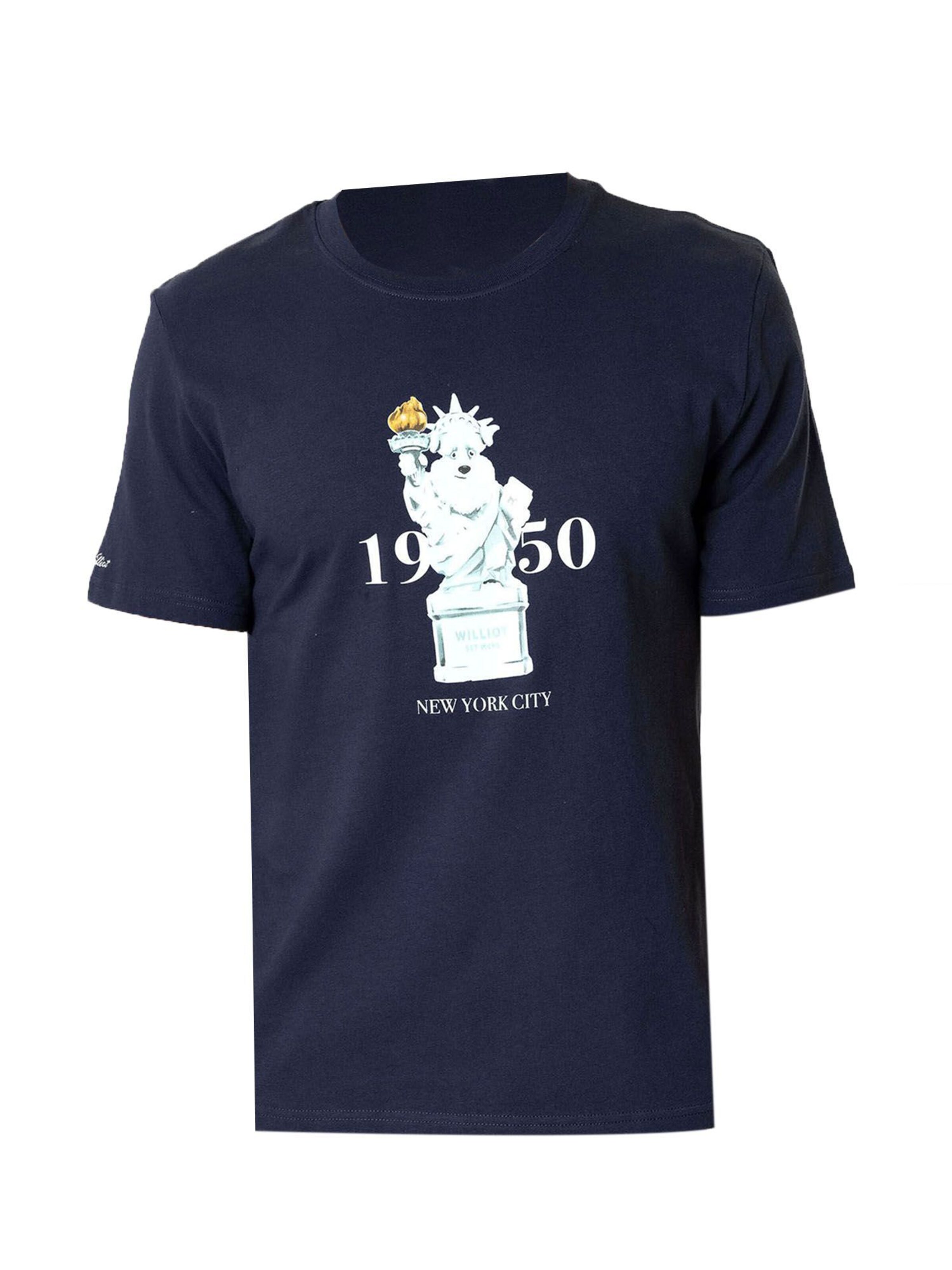 Williot T-Shirt in Blau: Vorderseite