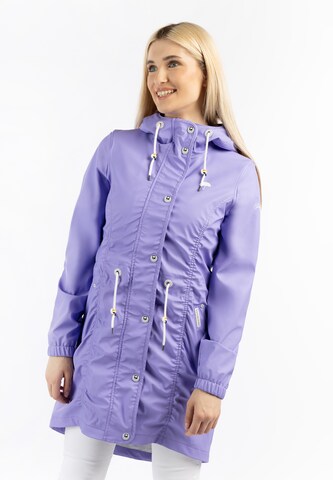 Manteau fonctionnel Schmuddelwedda en violet : devant