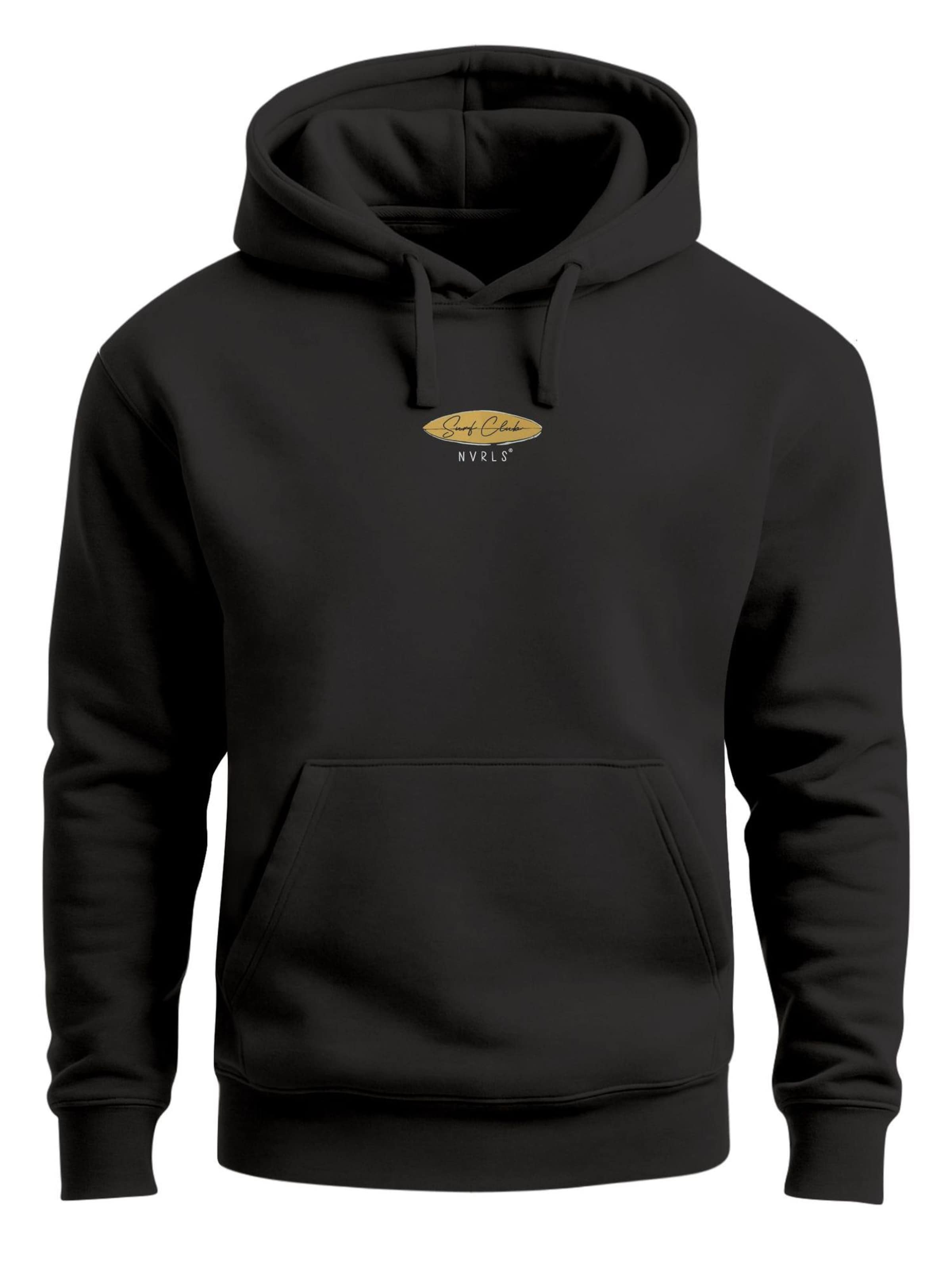 Neverless Sweatshirt 'Pelikan' in Black: front
