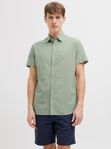 Regular fit Camicia di JJ Rebel in verde: frontale