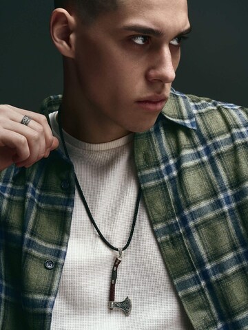 REYTEL Anhänger 'AXE HELMET of TERROR'‌‌‌‌‌‌‌‌‌ in Silber