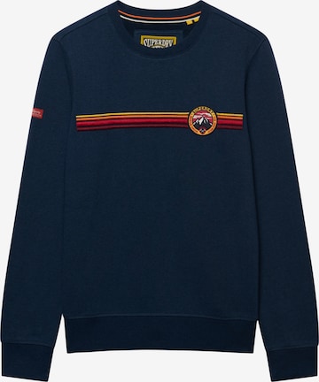 Sweat-shirt Superdry & Co en bleu : devant