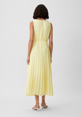 Robe COMMA en jaune : derrière