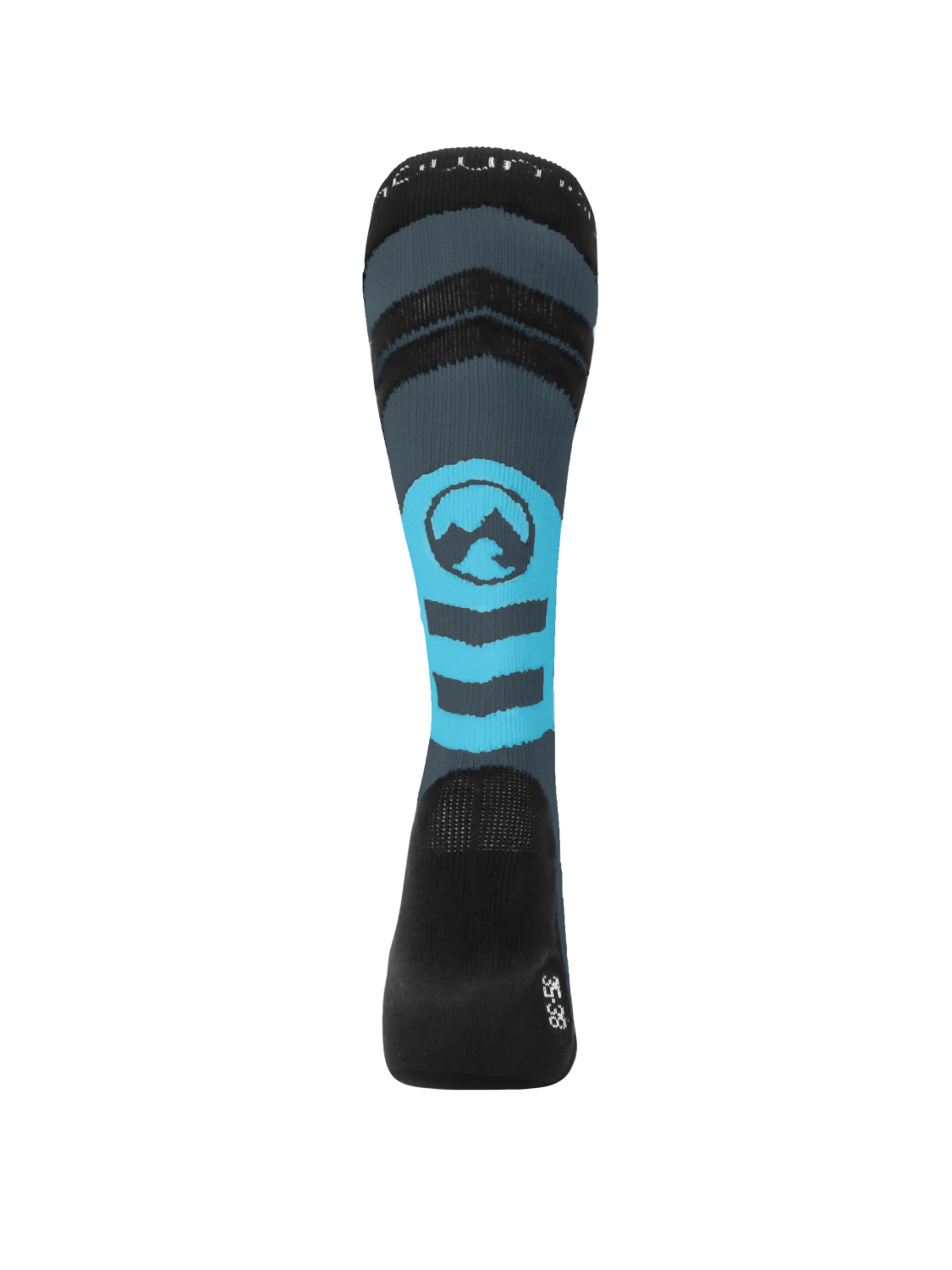 Mowmow Sportsokken 'MowMow Ski Socks - Silver Ions - Antibacterial - Men - Women - Size 39-42 - Gray' in Blauw