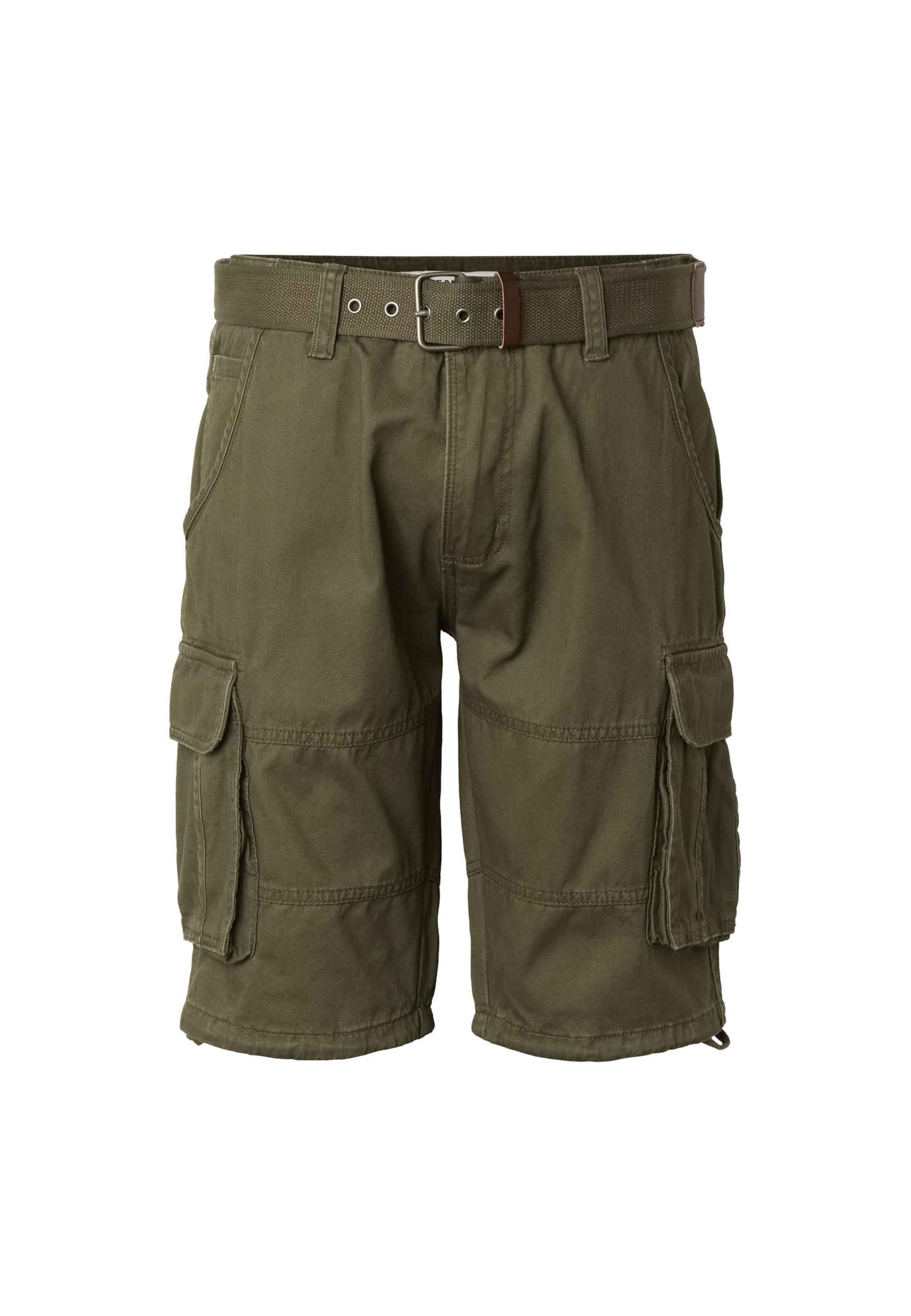 INDICODE JEANS Pantalón cargo 'INMonsun' en verde, Vista del producto