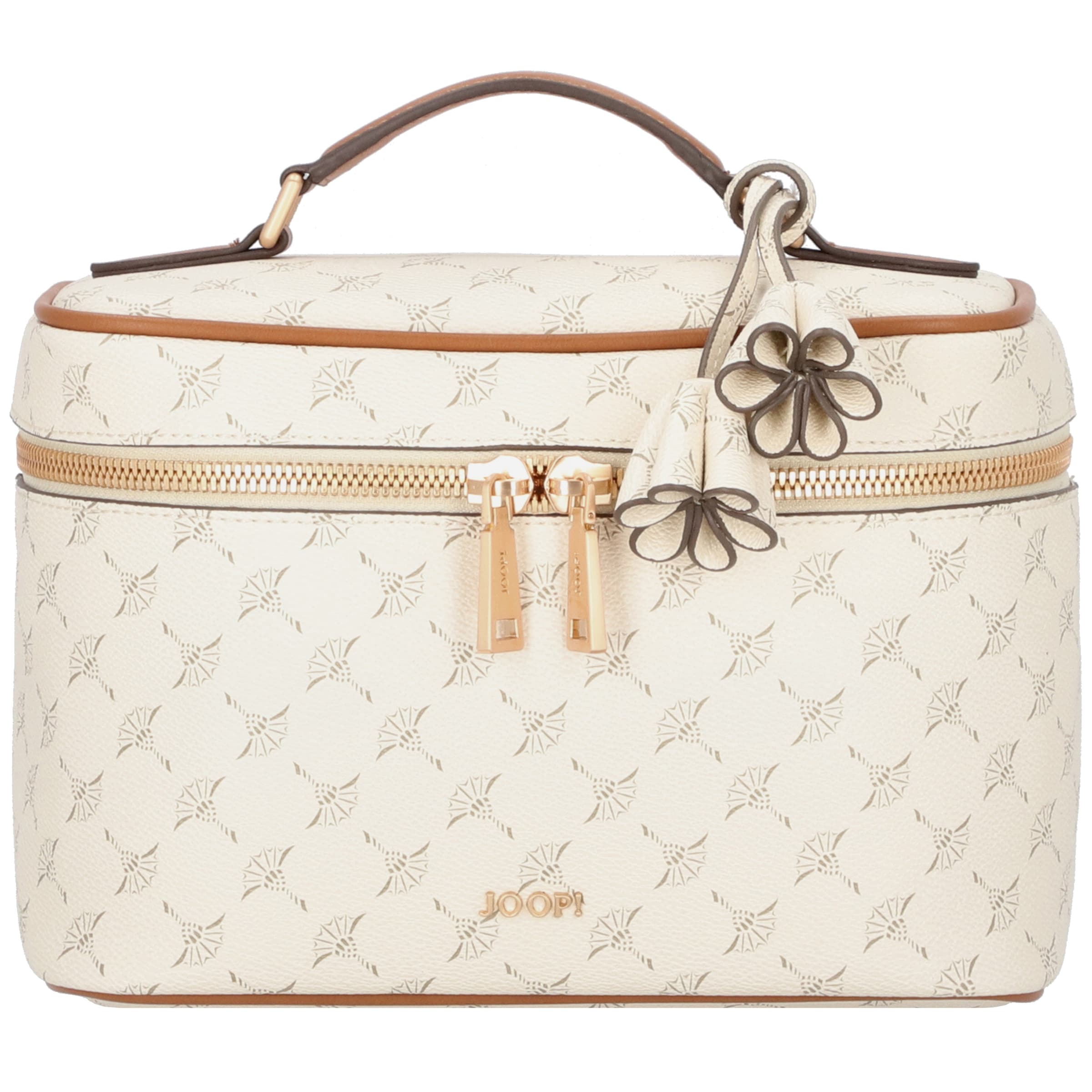 JOOP Cosmetic bag Flora in Off White ABOUT YOU