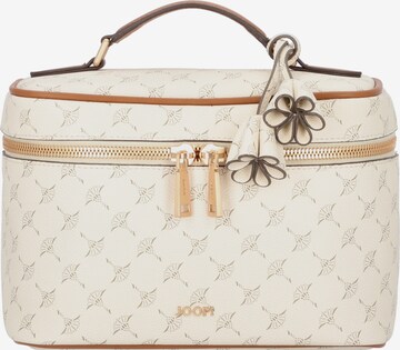 Beauty case 'Flora' di JOOP! in bianco: frontale