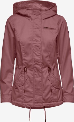 Parka mi-saison 'LORCA ' ONLY en marron : devant