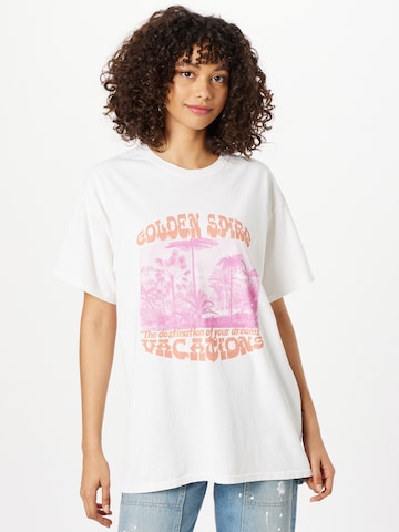 Nasty Gal Shirt in Wit: voorkant