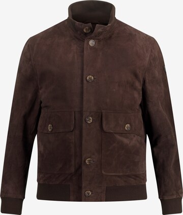 JP1880 Between-Season Jacket in Brown: front