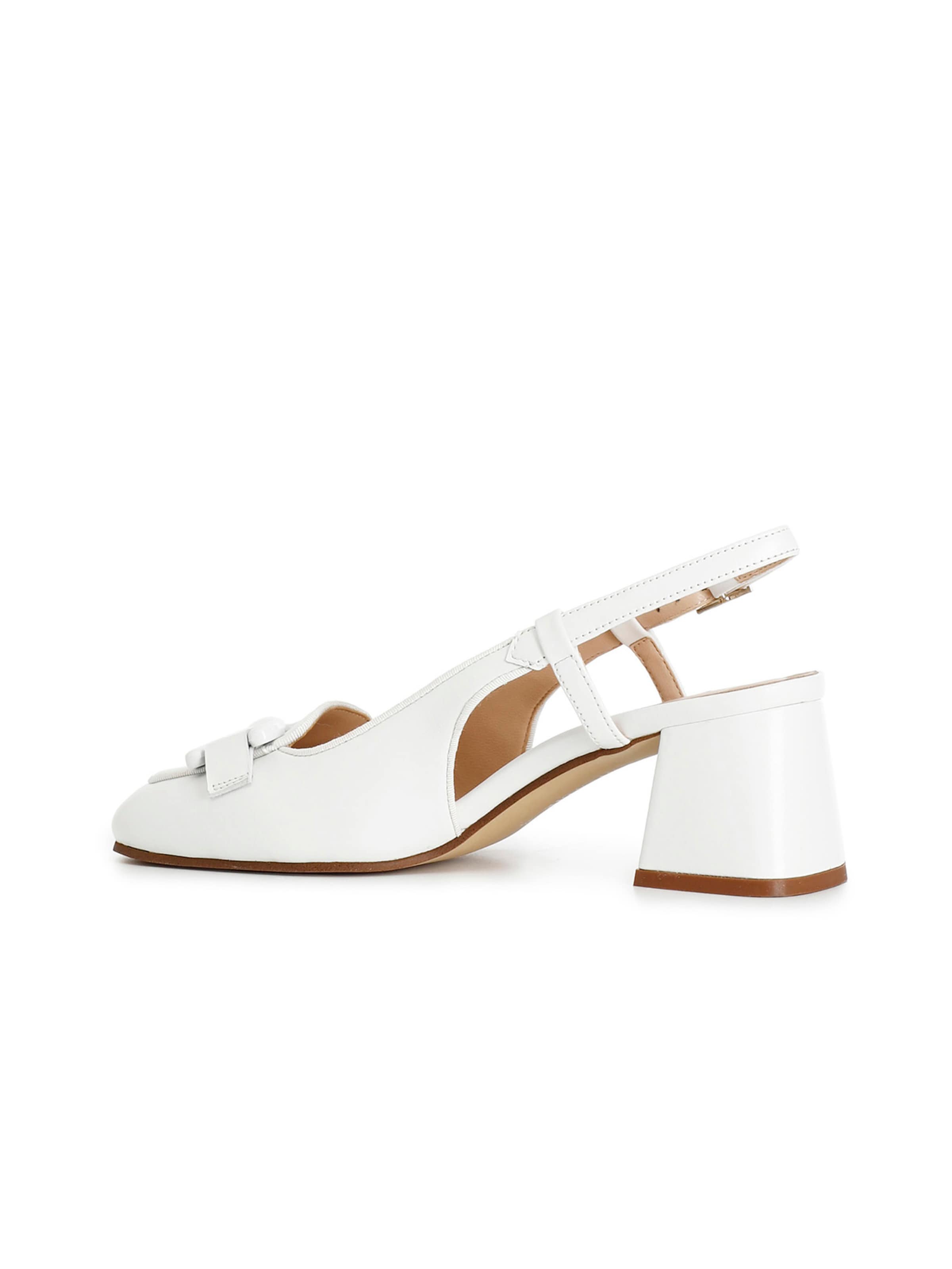 CAFè NOIR Slingpumps in Wit