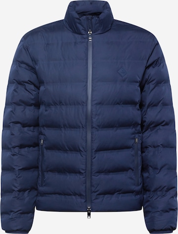 Hackett London Between-Season Jacket 'MOTO' in Blue: front