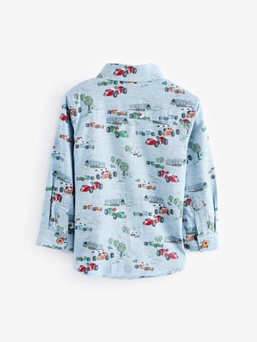 Next Regular fit Button up shirt in Blue