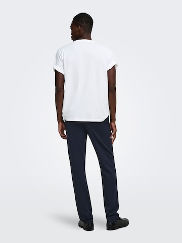 Only & Sons Regular Hose 'ONSMick' in Blau