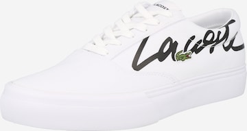 LACOSTE Låg sneaker i vit: framsida