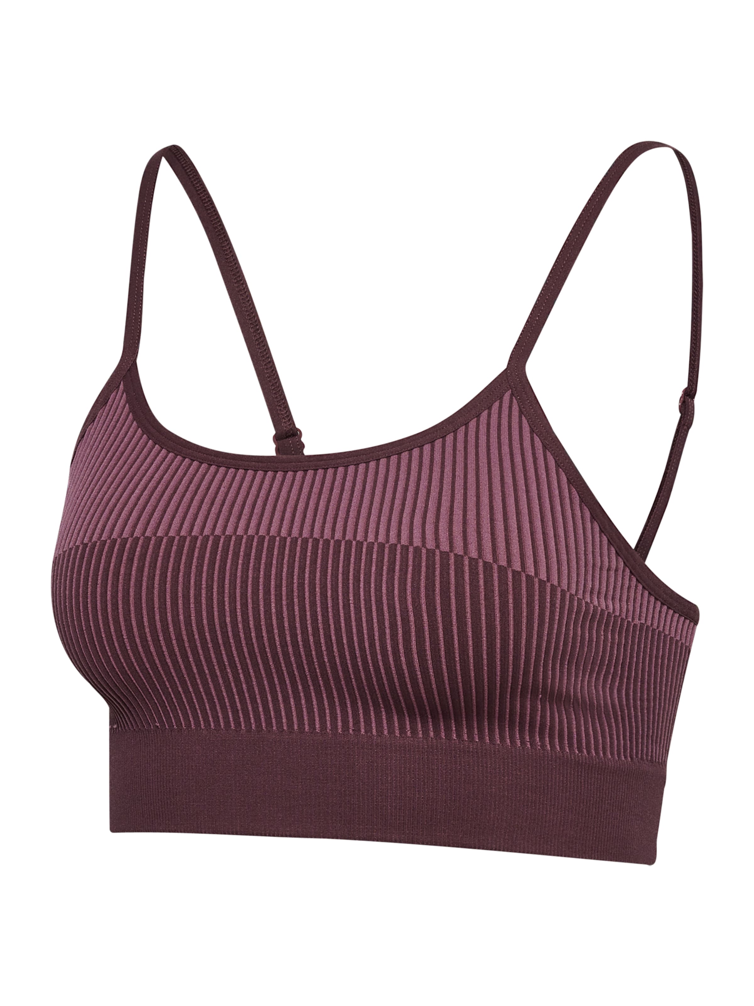 Hummel Bustier Sports-BH i brun