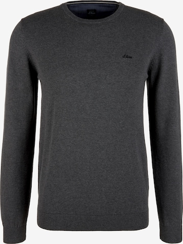 s.Oliver Sweater in Grey: front