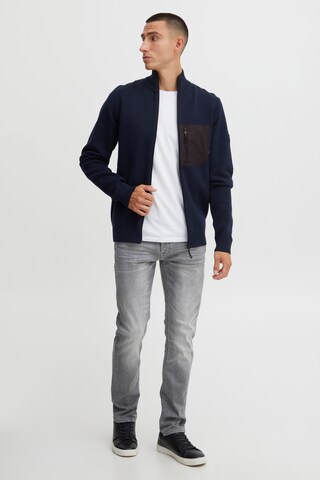 INDICODE JEANS Knit Cardigan in Blue