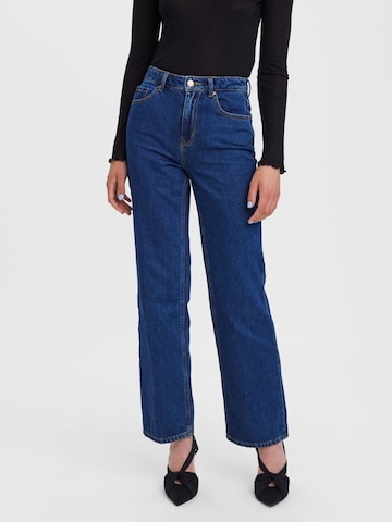 VERO MODA Loosefit Jeans 'KITHY' in Blauw: voorkant