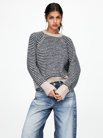 Pull-over Pull&Bear en beige : devant