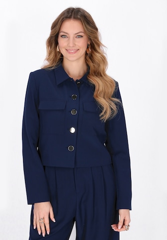 faina Blazer in Blue: front