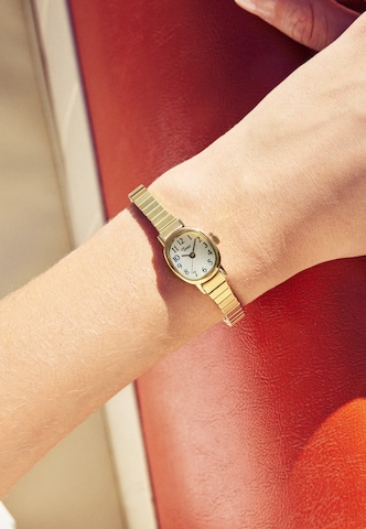 TIMEX Analoguhr ' Cavatina Mini ' in Gold: Vorderseite