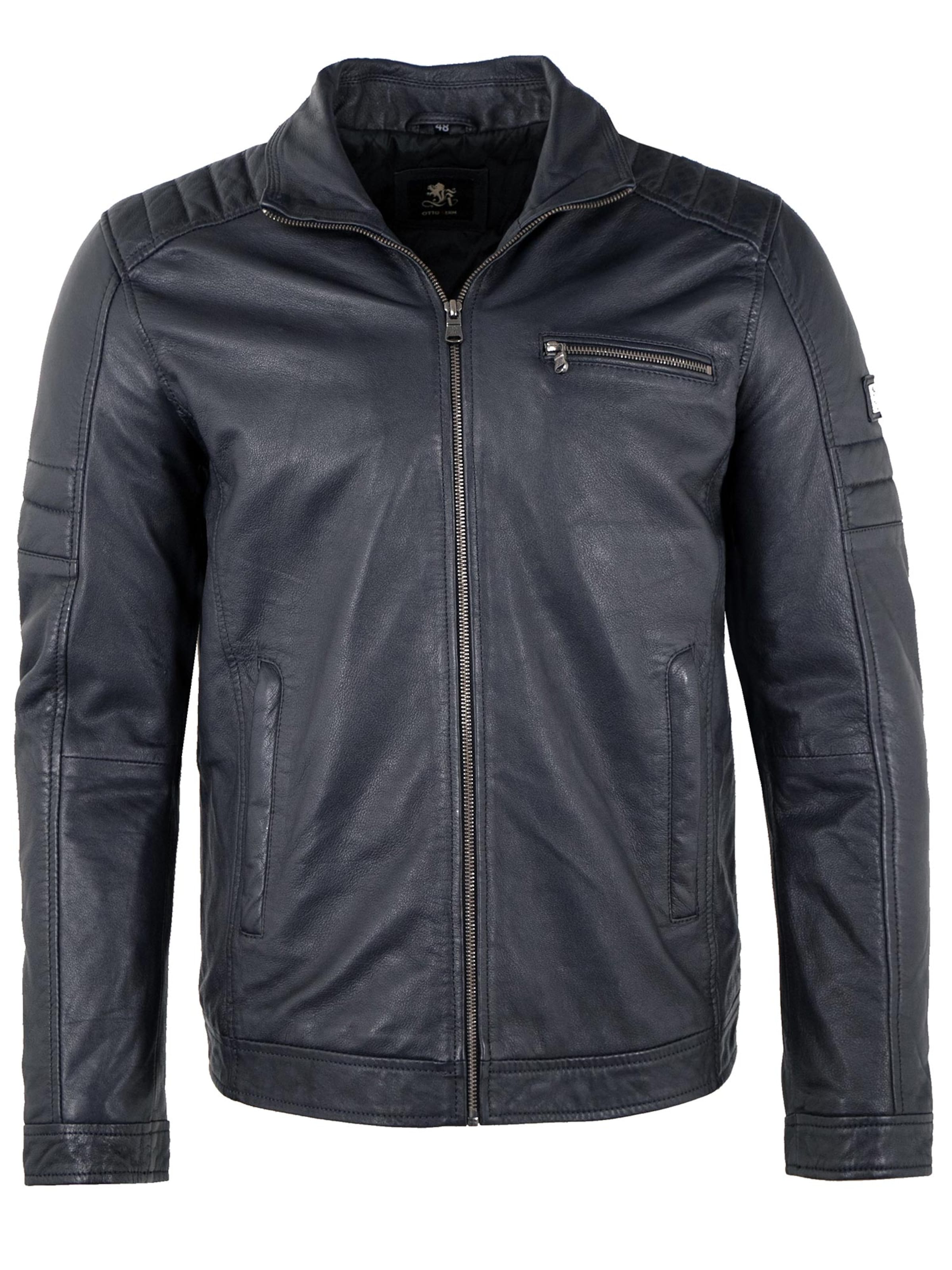 OTTO KERN Tussenjas '104' in Blauw: voorkant