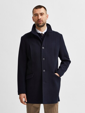 SELECTED Tussenjas 'SLHZMORRISON' in Blauw: voorkant