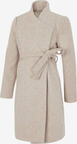 MAMALICIOUS Ανοιξιάτικο και φθινοπωρινό παλτό 'New Roxy' σε μπεζ: μπροστά