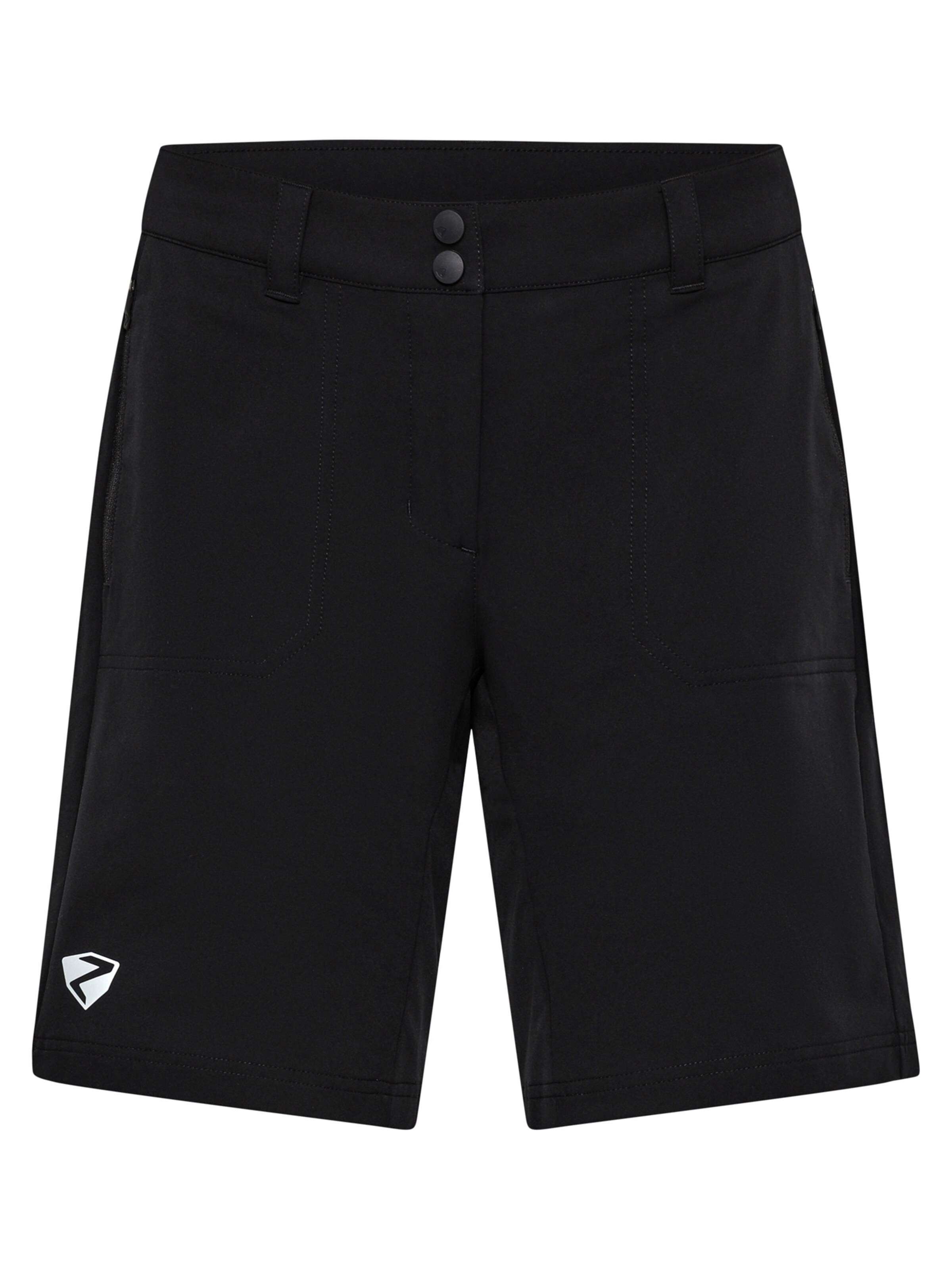 ZIENER Regular Sporthose 'NAKOA-Z X-Function' in Schwarz: Vorderseite