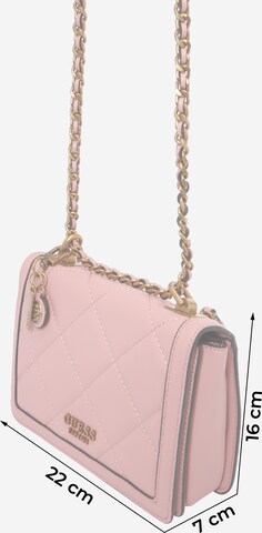 GUESS - Mala de ombro 'Abey' em rosa