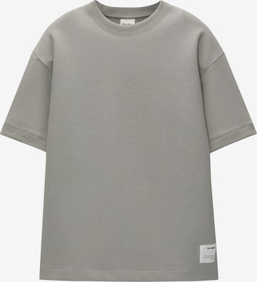 T-Shirt Pull&Bear en gris : devant