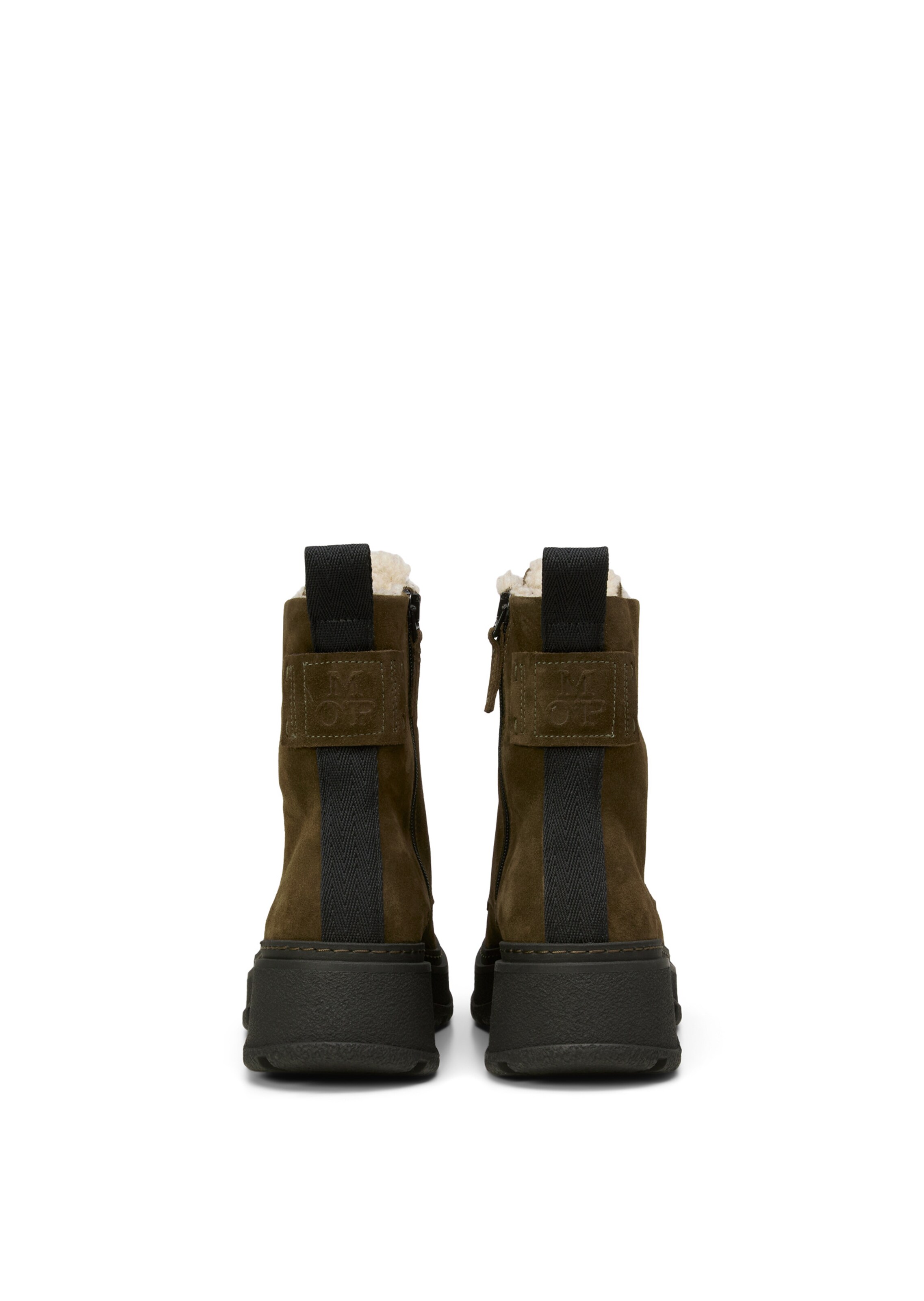 Bottines à lacets 'Elisa' Marc O'Polo en vert