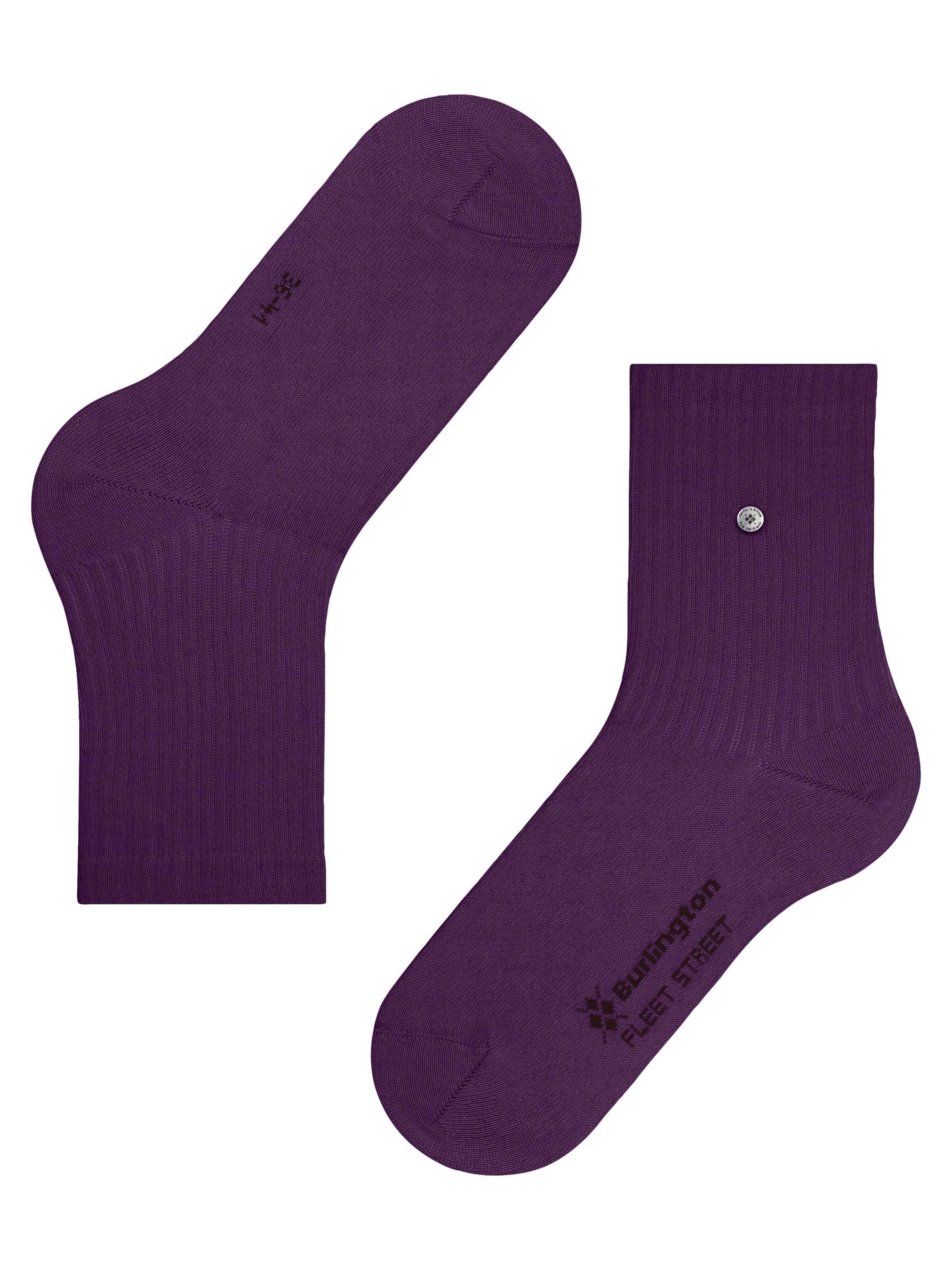 BURLINGTON Socks 'Fleet Street' in Purple