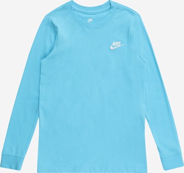 Nike Sportswear Shirt 'FUTURA' in Blauw: voorkant