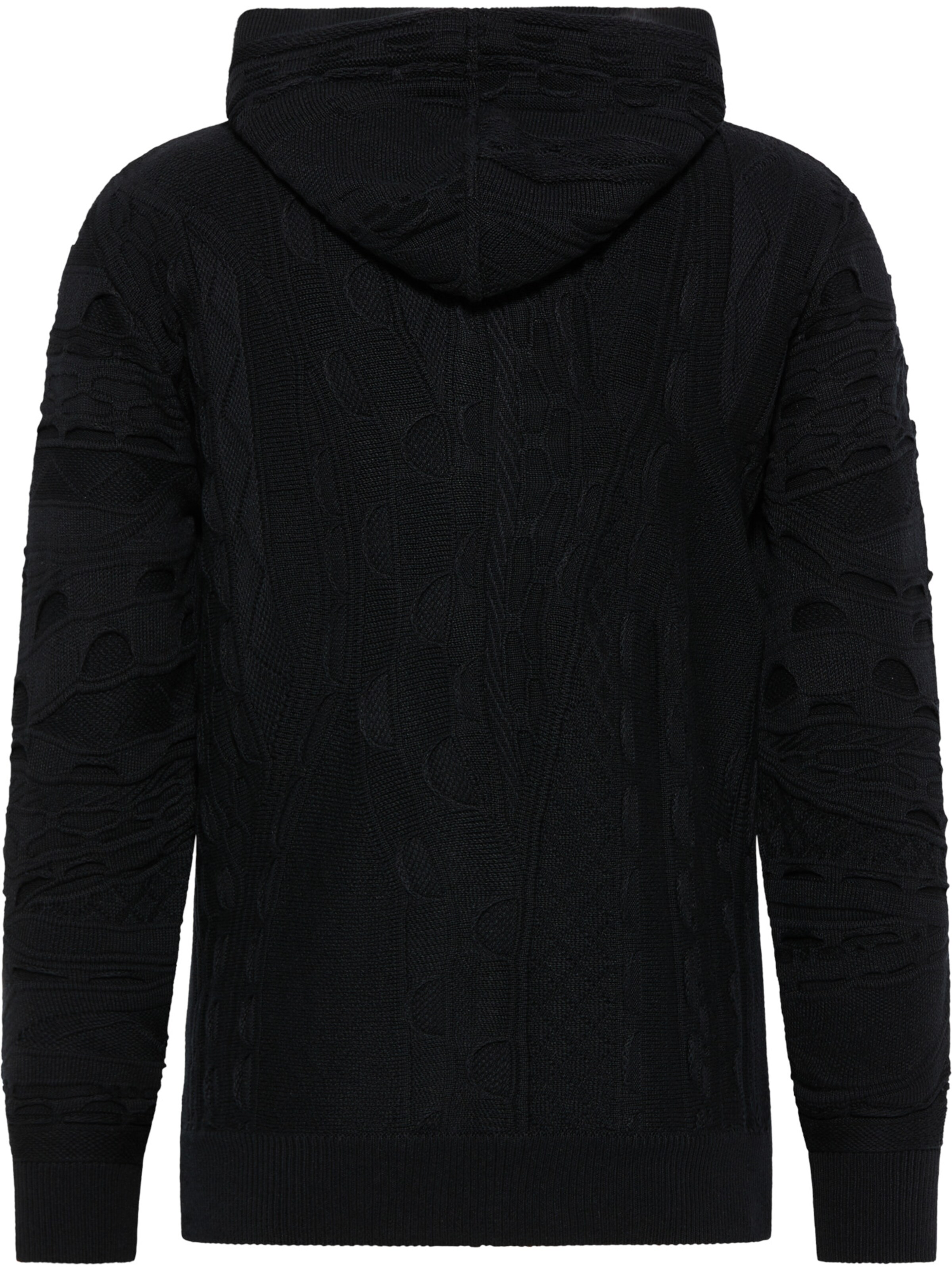 Carlo Colucci Knit cardigan in Black