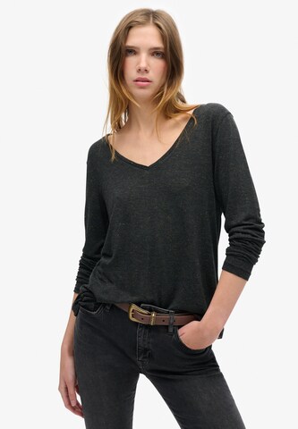 T-shirt Superdry en noir : devant