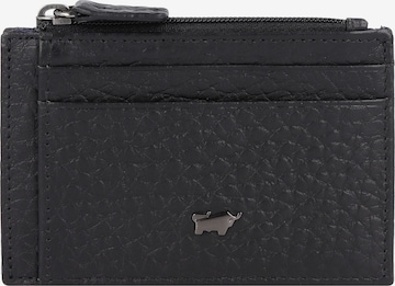 Braun Büffel Wallet 'Yannik' in Black: front