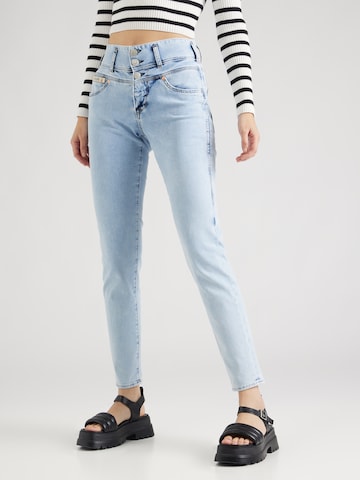 Slimfit Jeans 'Raya' di Herrlicher in blu: frontale