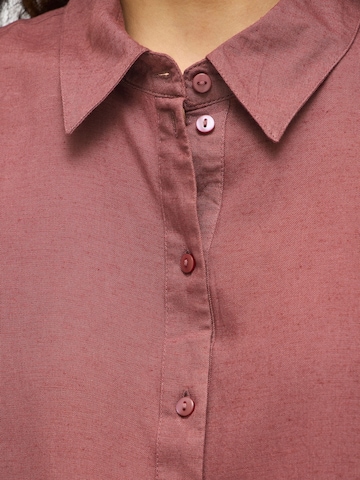 VILA Blouse 'VIPricil' in Brown