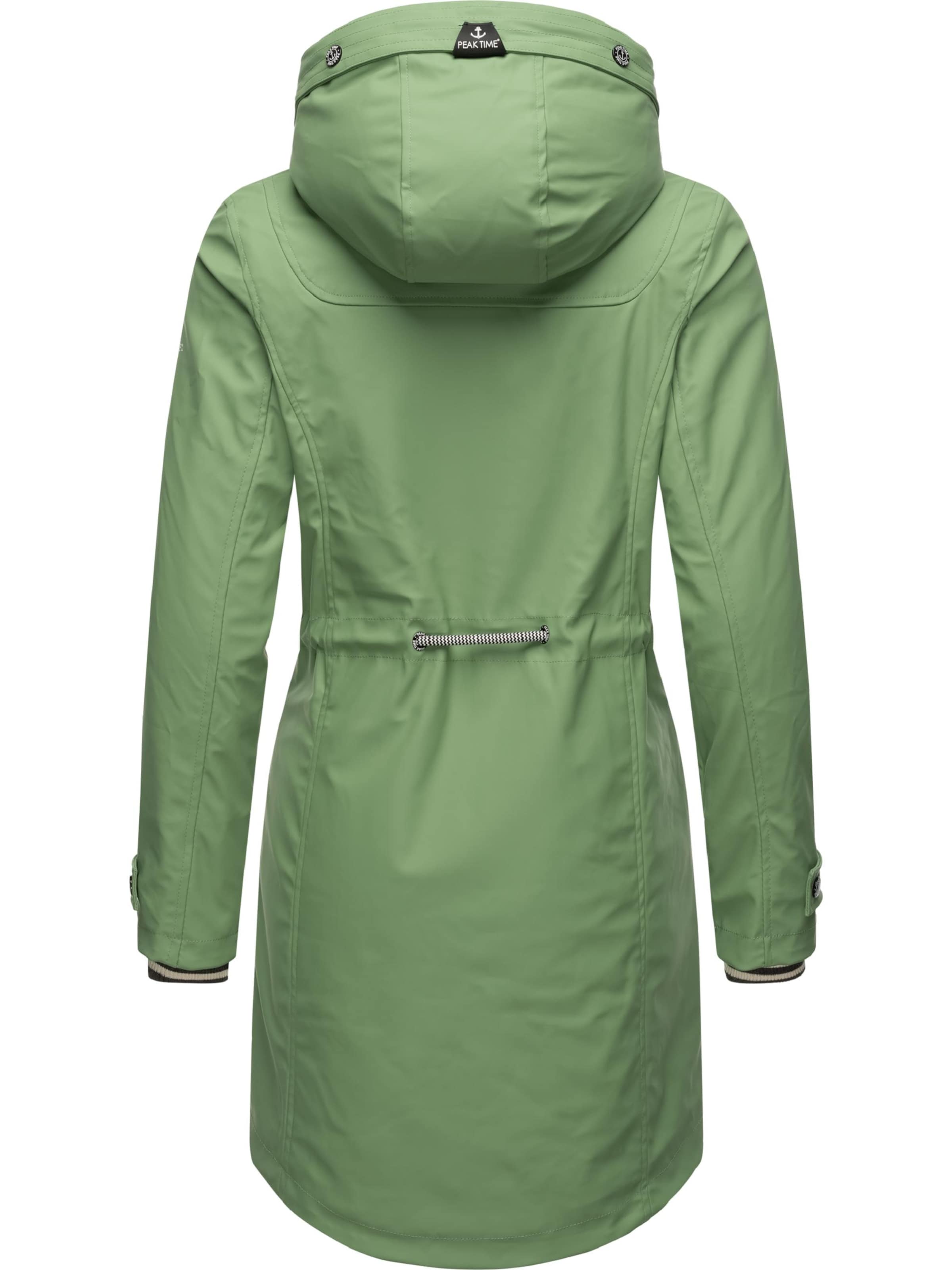 Peak Time Raincoat 'L60042' in Green