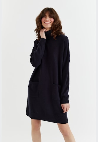 Chinti & Parker Úpletové šaty – modrá: přední strana