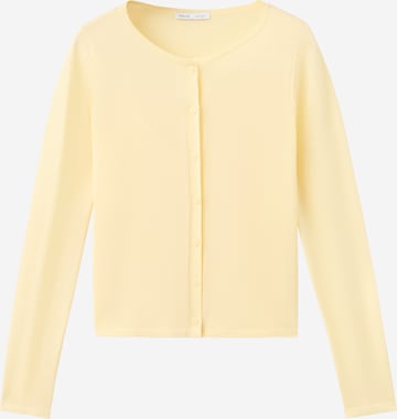 MANGO Knit Cardigan 'Gracie' in Yellow: front