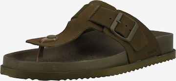 GEOX T-bar sandals in Green: front