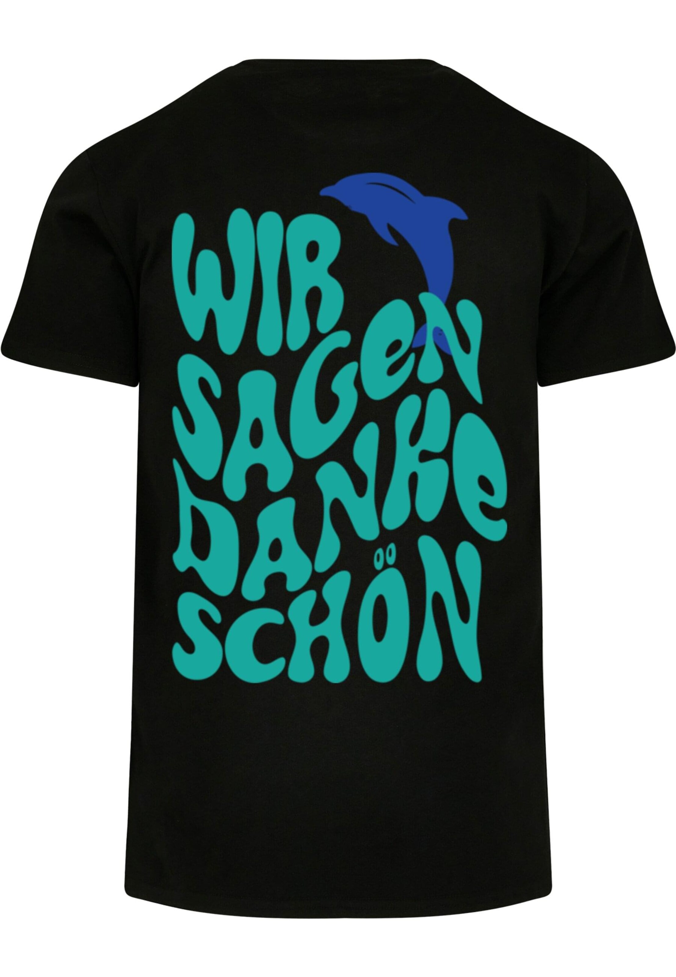 T-Shirt 'Die Flippers - Wir Sagen Danke Schön' Merchcode en noir