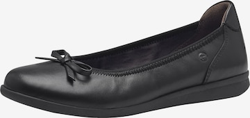 TAMARIS Ballet Flats in Black: front