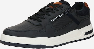 TOM TAILOR Buty sportowe sznurowane w kolorze niebieski: przód