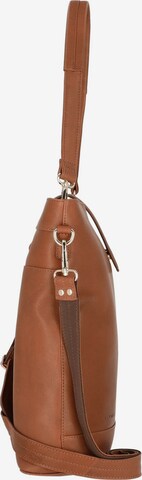 Plevier Shoulder Bag 'Bow' in Brown