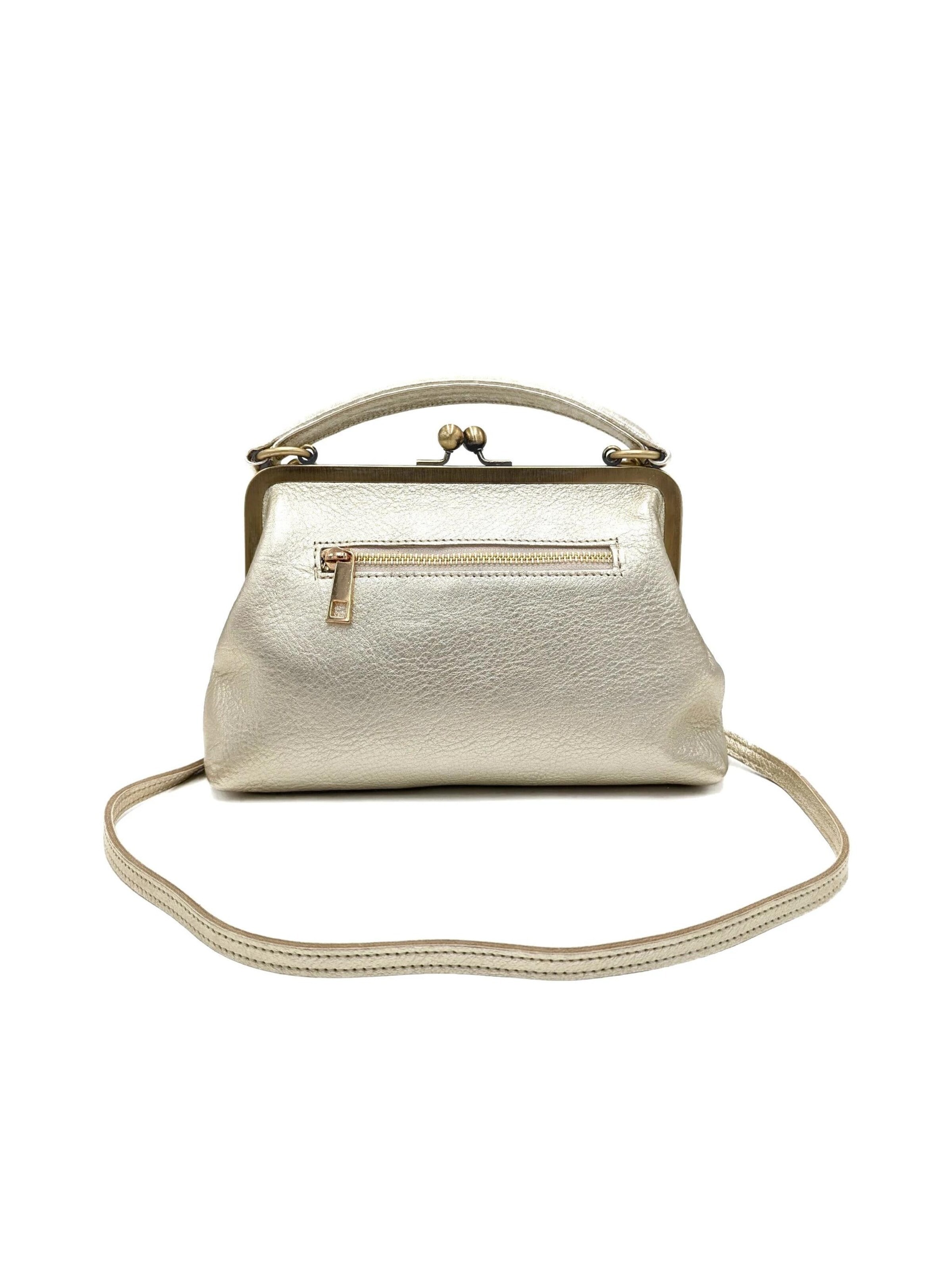Sacs à main 'Kleine Olive – Leder Handtasche & Umhängetasche' Taschenkinder en or