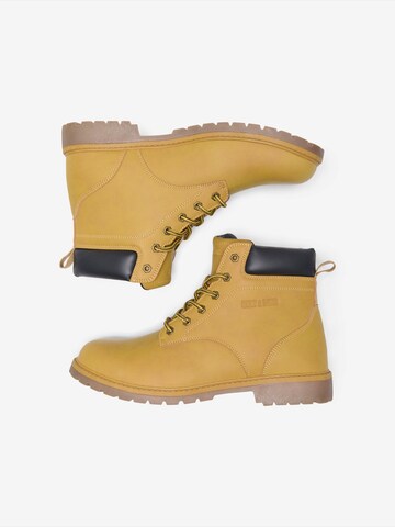 Only & Sons - Botas con cordones 'ONSEVAN' en marrón
